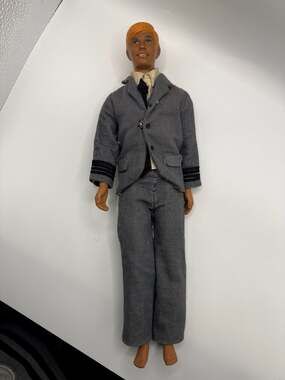 Vintage 1970s Mattel Malibu Ken Doll in Get Ups 'N Go Pilot Uniform #7833